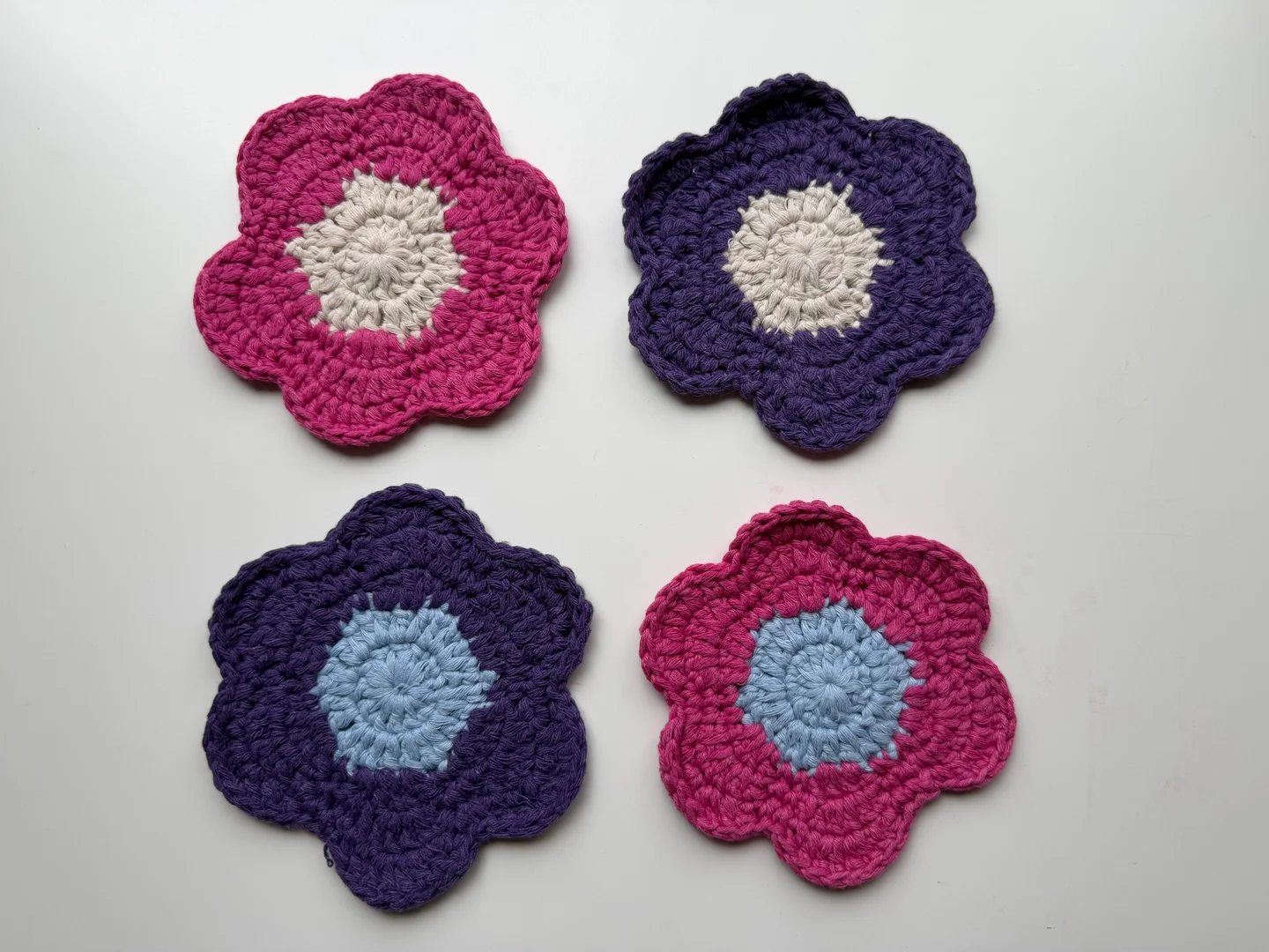 Floral Coaster Set (4-Pack)