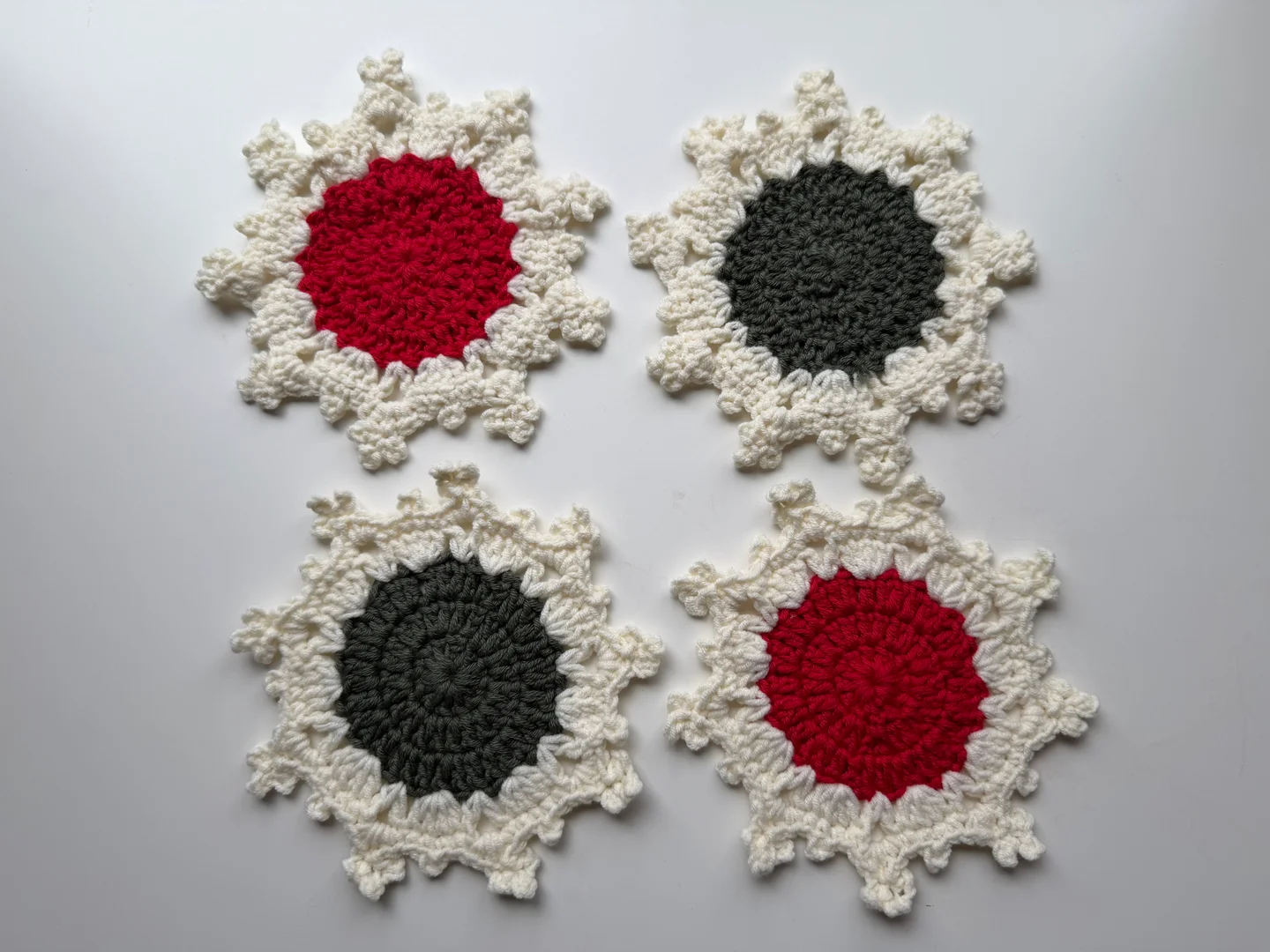 Snowflake Coaster Set (4-Pack)