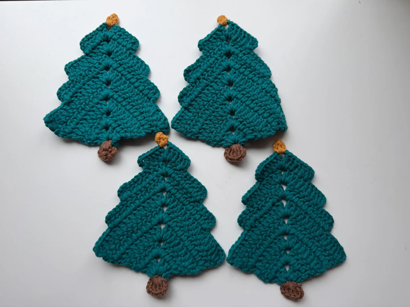 Pine Tree Coaster Set (4-Pack)